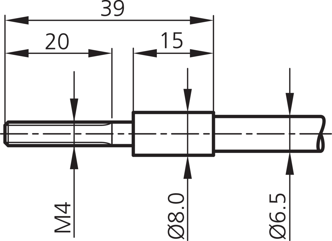 Senzor din fibră de sticlă WRB 130 S-M4-2.5 Di-Soric 202033