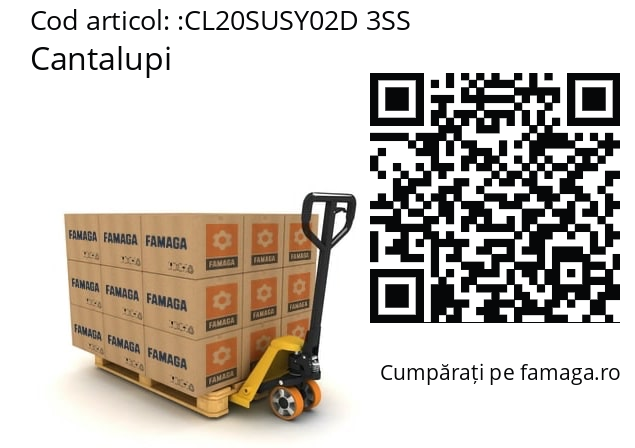   Cantalupi CL20SUSY02D 3SS