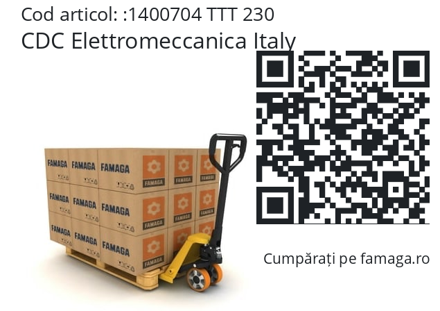   CDC Elettromeccanica Italy 1400704 TTT 230