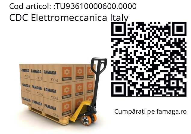   CDC Elettromeccanica Italy TU93610000600.0000