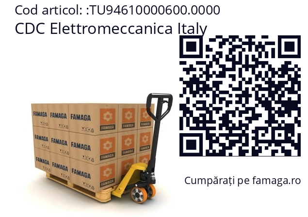   CDC Elettromeccanica Italy TU94610000600.0000
