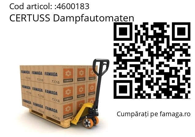   CERTUSS Dampfautomaten 4600183