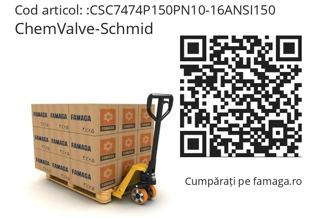   ChemValve-Schmid CSC7474P150PN10-16ANSI150