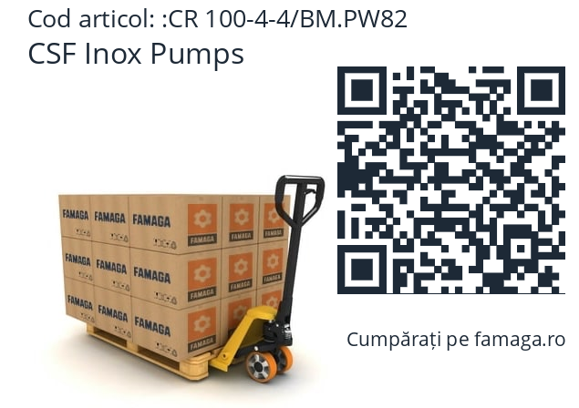   CSF Inox Pumps CR 100-4-4/BM.PW82