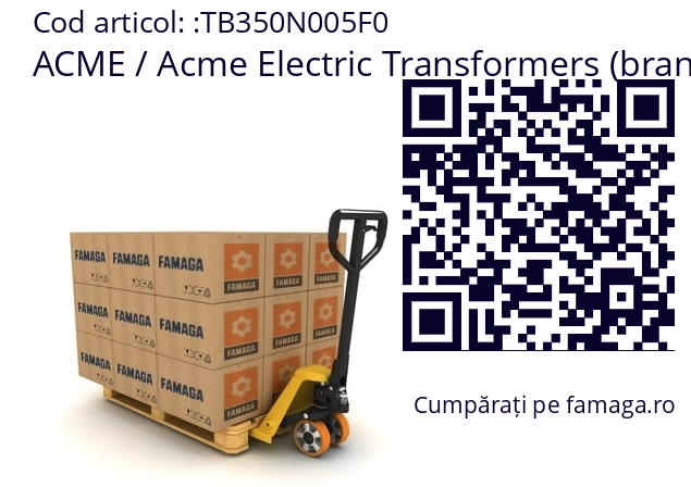   ACME / Acme Electric Transformers (brand of Hubbell) TB350N005F0