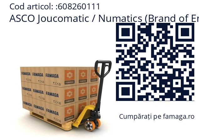   ASCO Joucomatic / Numatics (Brand of Emerson) 608260111