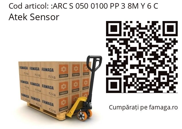   Atek Sensor ARC S 050 0100 PP 3 8M Y 6 C