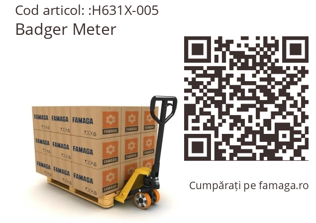   Badger Meter H631X-005