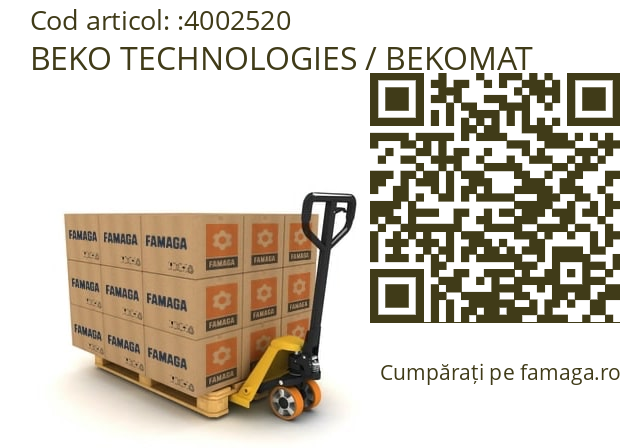   BEKO TECHNOLOGIES / BEKOMAT 4002520