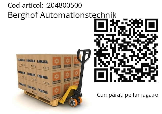   Berghof Automationstechnik 204800500