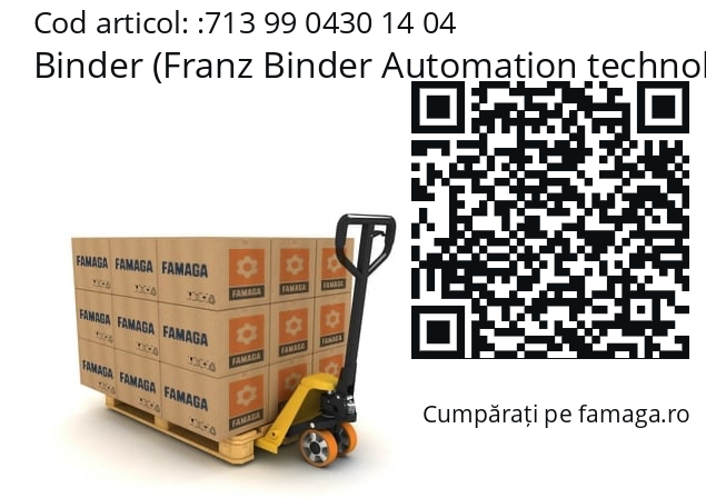   Binder (Franz Binder Automation technology / Connectors) 713 99 0430 14 04
