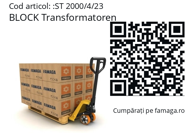   BLOCK Transformatoren ST 2000/4/23