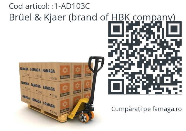   Brüel & Kjaer (brand of HBK company) 1-AD103C