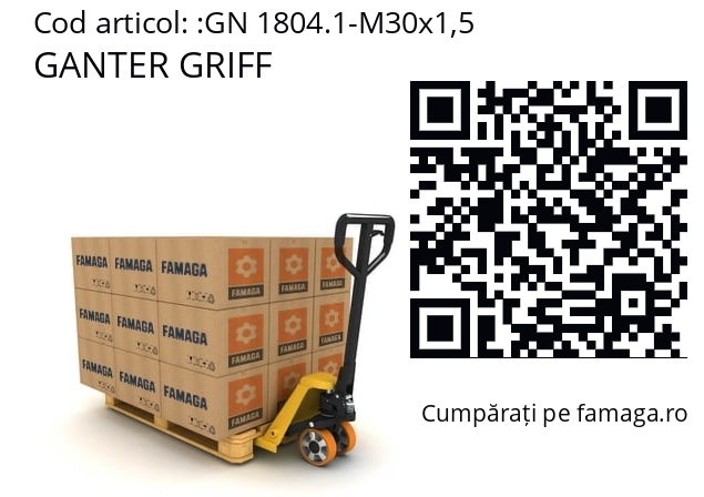   GANTER GRIFF GN 1804.1-M30x1,5