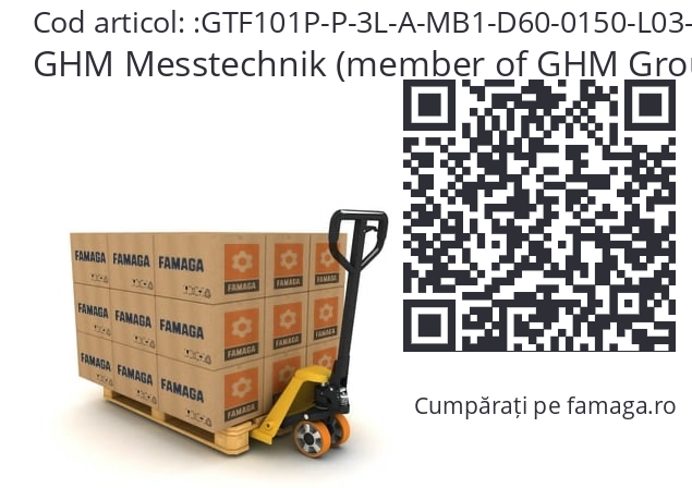   GHM Messtechnik (member of GHM Group) GTF101P-P-3L-A-MB1-D60-0150-L03-T-GE