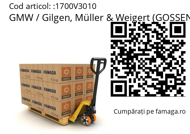   GMW / Gilgen, Müller & Weigert (GOSSEN Metrawatt) 1700V3010