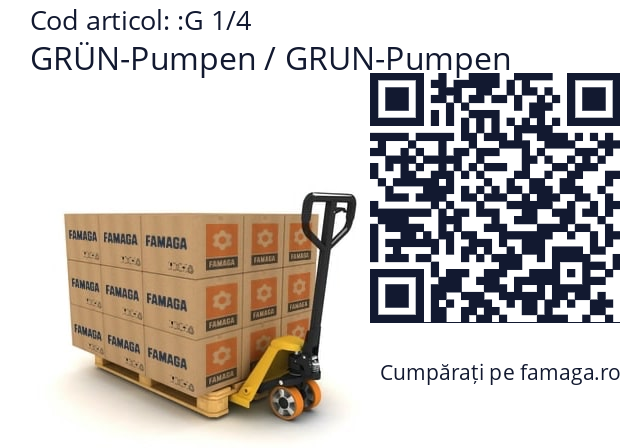   GRÜN-Pumpen / GRUN-Pumpen G 1/4