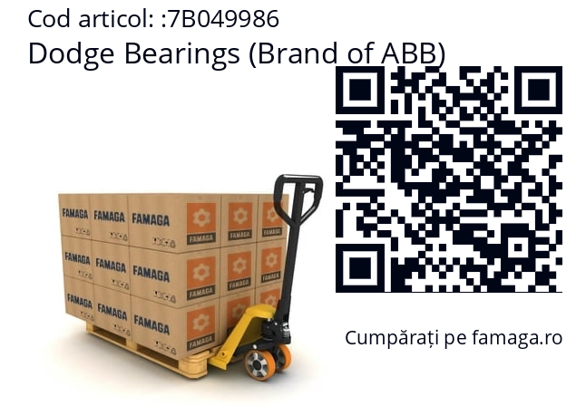   Dodge Bearings (Brand of ABB) 7B049986