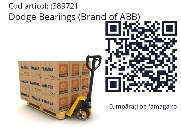   Dodge Bearings (Brand of ABB) 389721