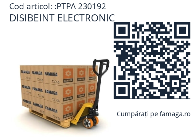   DISIBEINT ELECTRONIC PTPA 230192
