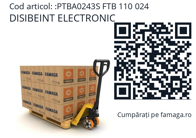   DISIBEINT ELECTRONIC PTBA0243S FTB 110 024