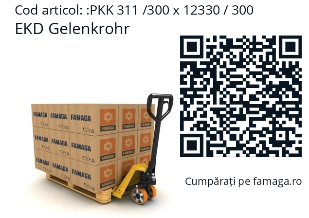  PKK 311 /300 x 12330 / 300 EKD Gelenkrohr PKK 311 /300 x 12330 / 300