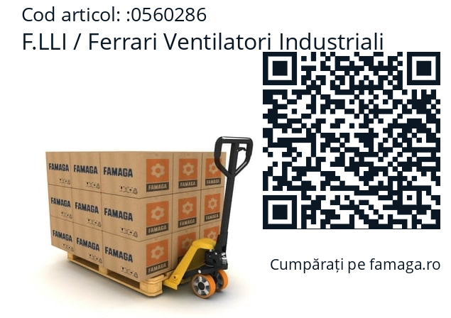  FI 1121 F.LLI / Ferrari Ventilatori Industriali 0560286
