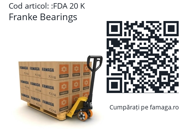   Franke Bearings FDA 20 K