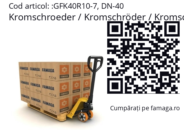   Kromschroeder / Kromschröder / Kromschroder GFK40R10-7, DN-40