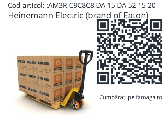   Heinemann Electric (brand of Eaton) AM3R C9C8C8 DA 15 DA 52 15 20