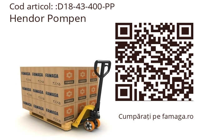   Hendor Pompen D18-43-400-PP