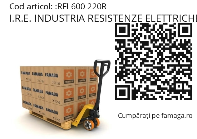   I.R.E. INDUSTRIA RESISTENZE ELETTRICHE RFI 600 220R