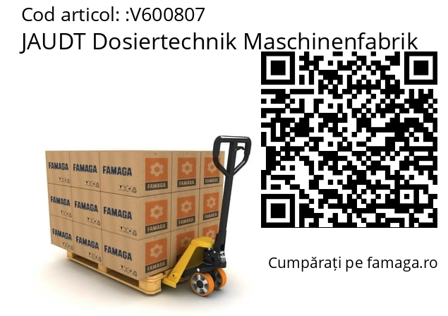   JAUDT Dosiertechnik Maschinenfabrik V600807