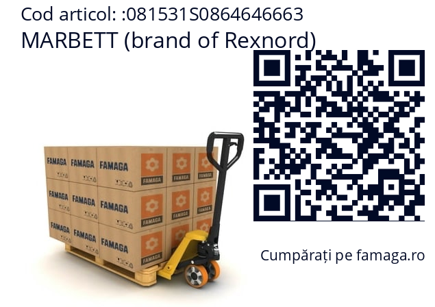   MARBETT (brand of Rexnord) 081531S0864646663