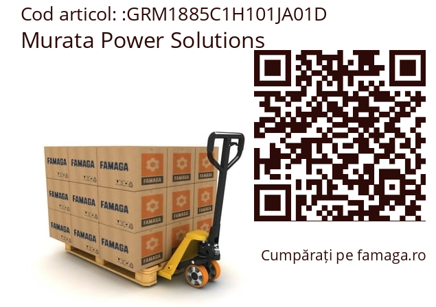   Murata Power Solutions GRM1885C1H101JA01D