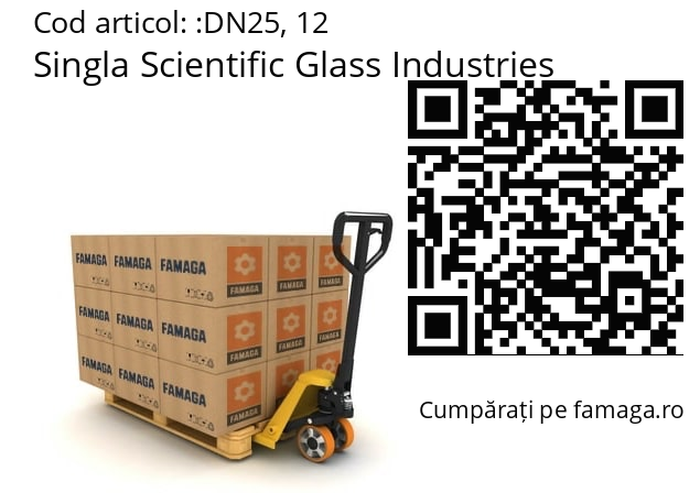   Singla Scientific Glass Industries DN25, 12