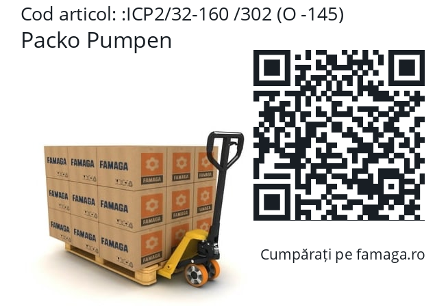   Packo Pumpen ICP2/32-160 /302 (O -145)
