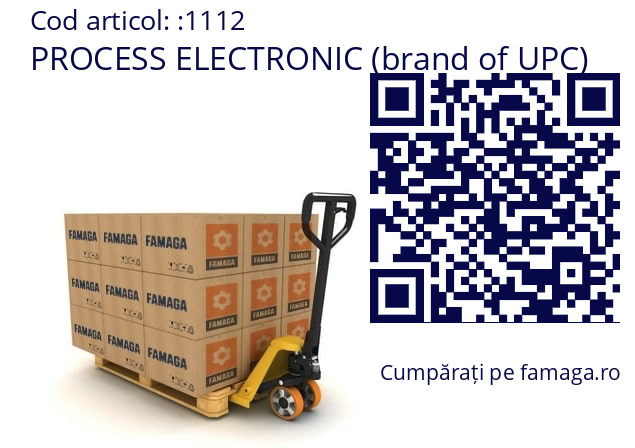   PROCESS ELECTRONIC (brand of UPC) 1112