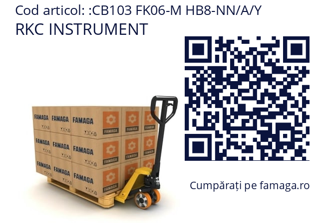   RKC INSTRUMENT CB103 FK06-M HB8-NN/A/Y